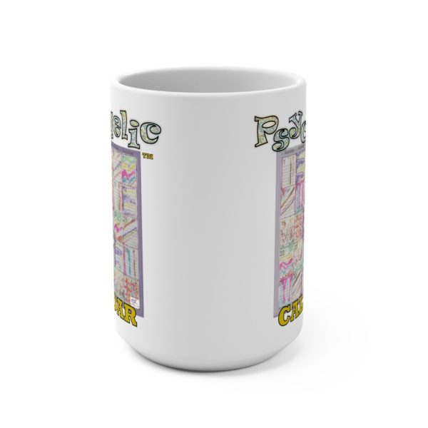 Product Image and Link for Mug 15oz:  “Psychedelic Calendar(tm)” – Seeped