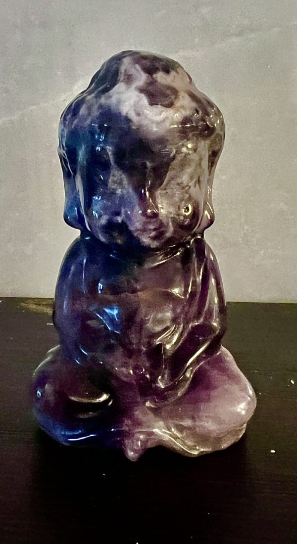 Product Image and Link for Amethyst Meditating Buddha