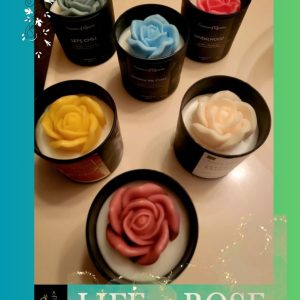 Product Image and Link for Life-Like Rose Wax Melt & Candle LC