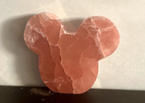 Product Image and Link for Rose Calcite Mickey