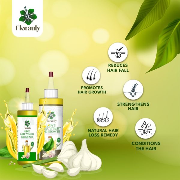 Product Image and Link for Florauly Andy’s Vitality Garlic Hair Oil