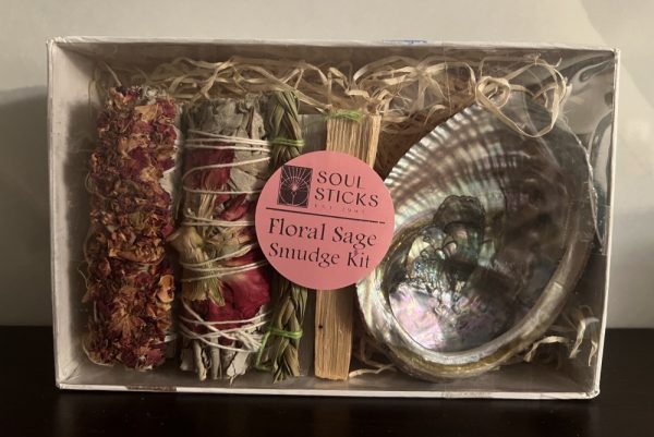Product Image and Link for Floral Sage Smudge Set