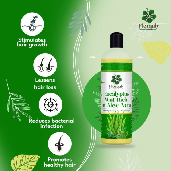 Product Image and Link for Florauly Eucalyptus Mint Rich in Aloe Vera Shampoo