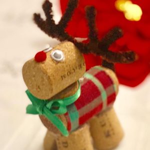 Product Image and Link for Wine Cork Reindeer