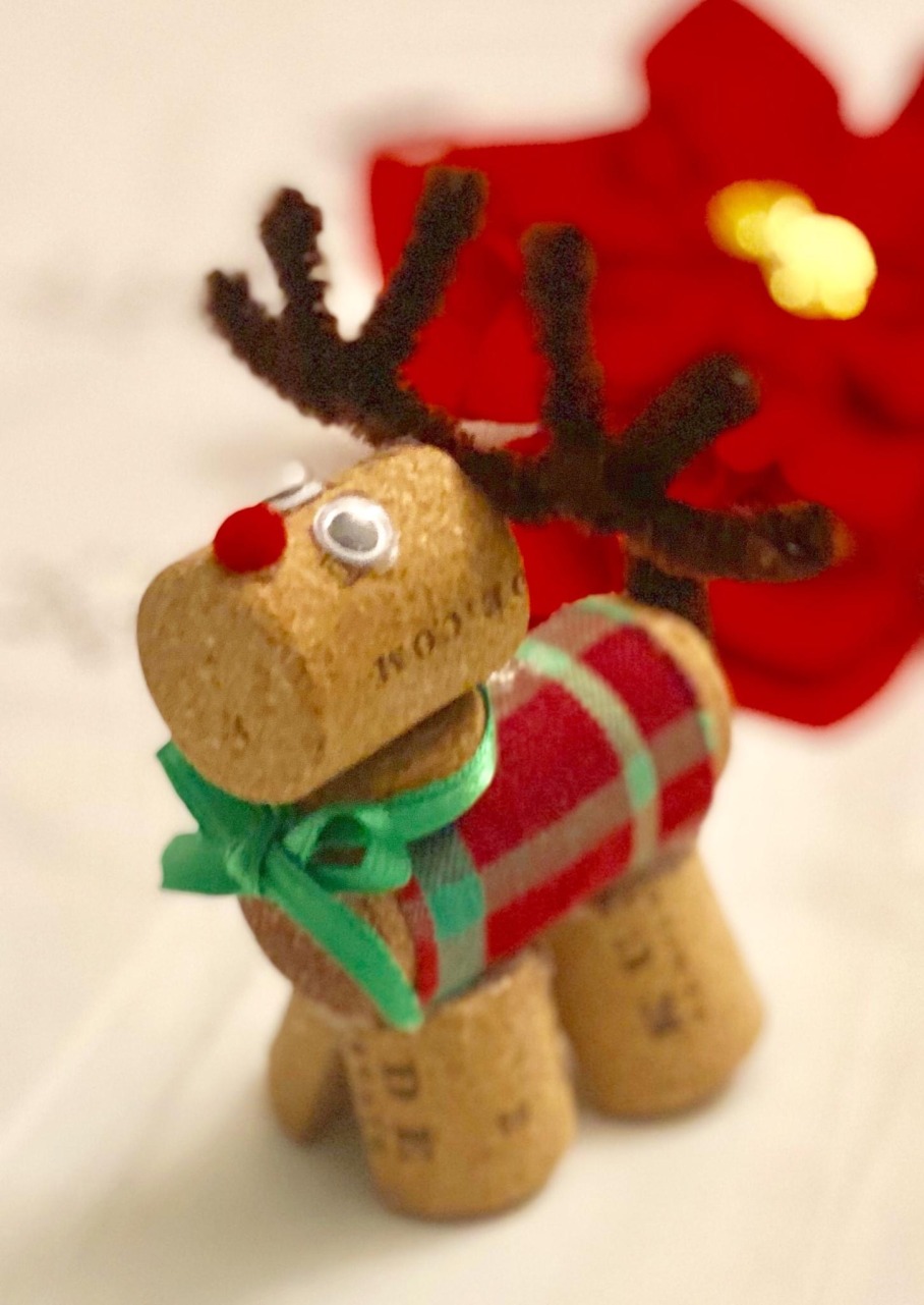 Wine Cork Reindeer California Shop Small