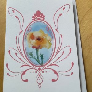 Product Image and Link for California Poppy Card