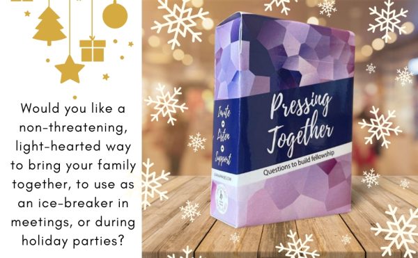 Product Image and Link for Pressing Together – Questions to build fellowship