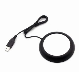 Product Image and Link for Electric Candle Warmer, USB Heating Coaster: Black