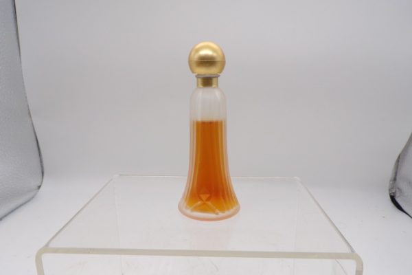 Product Image and Link for Vintage LUCIEN LELONG INDISCRET Eau De Parfum Mini Rare .24 fl oz 3/4 Full