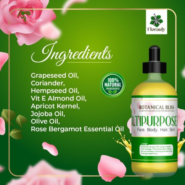 Product Image and Link for Florauly Multipurpose Oil for Face, Body and Hair