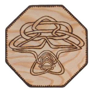 Product Image and Link for Wood Burned Coaster – 128004 w/ shipping included