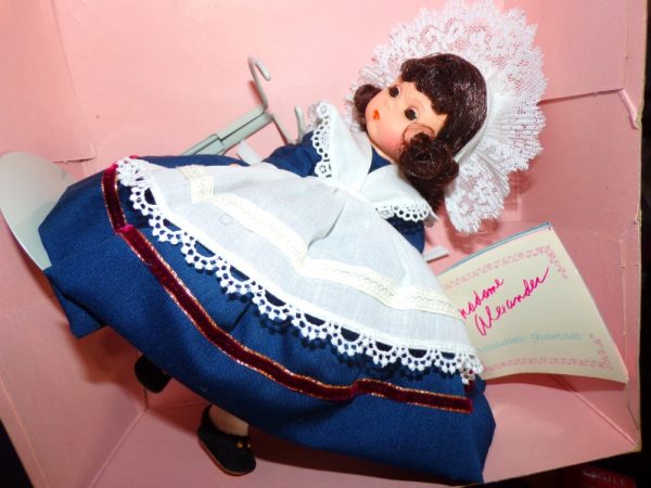 Product Image and Link for Madame Alexander FRANCE Doll #552 In Original Box Tags Booklet and Stand