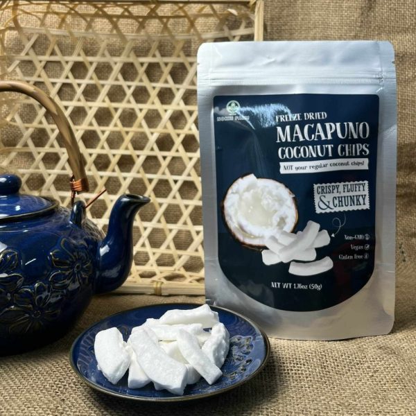 Product Image and Link for Freeze Dried Macapuno Coconut Chips