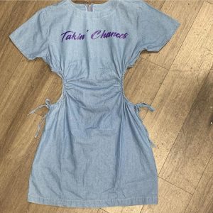 Product Image and Link for Taking chances jean dress