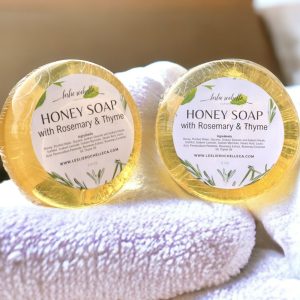 Product Image and Link for Honey Soap with Rosemary & Thyme