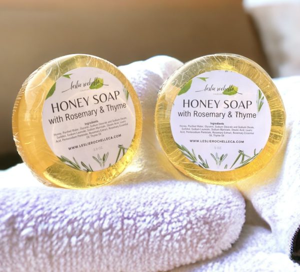 Product Image and Link for Honey Soap with Rosemary & Thyme