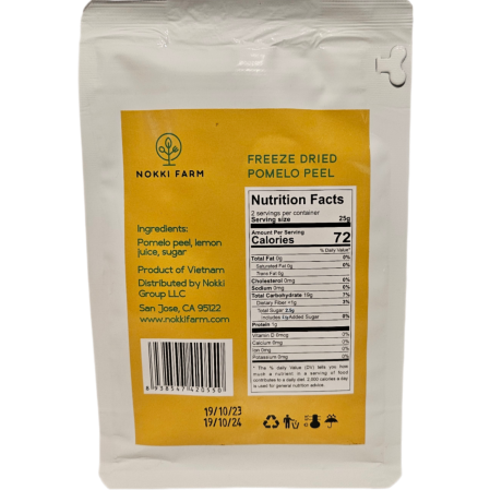 Product Image and Link for Freeze Dried Pomelo Peel Chips