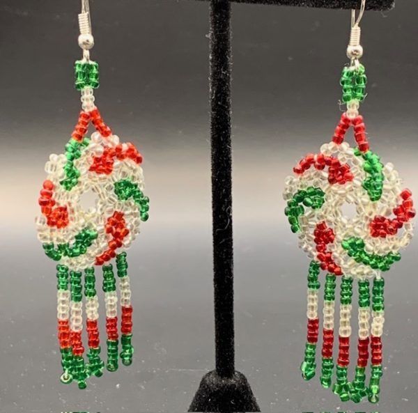 Product Image and Link for Tricolor Bead Earrings
