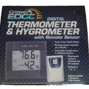 Product Image and Link for Digital Thermometer & Hygrometer with remote sensor