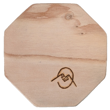 Product Image and Link for Wood Burned Coaster 4-Pack w/ shipping included