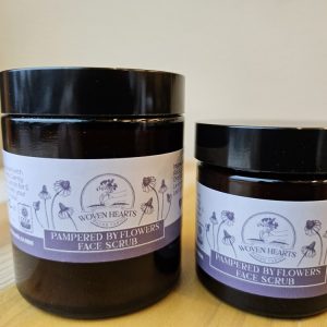 Product Image and Link for Pampered by Flowers Face Scrub