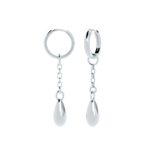 Product Image and Link for Liquid Silver Drop Earrings