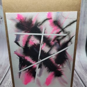 Product Image and Link for Abstract in Pink & Black
