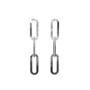 Product Image and Link for Balayage Paper Clip Chain Sterling Silver Earrings