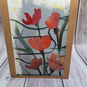 Product Image and Link for Poppies in Abstract
