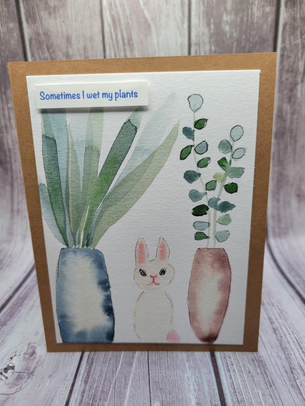 Product Image and Link for Sometimes I Wet My Plants-Bunny(large)