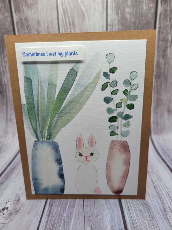 Product Image and Link for Sometimes I Wet My Plants-Bunny(large)