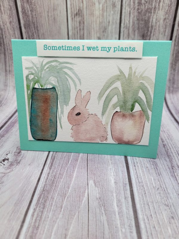 Product Image and Link for Sometimes I Wet My Plants-Bunny (medium)