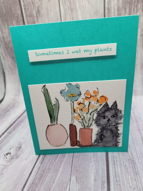 Product Image and Link for Sometimes I Wet My Plants-Cat(medium)