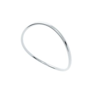 Product Image and Link for Luxe Minimalist Silver Curve Bracelet