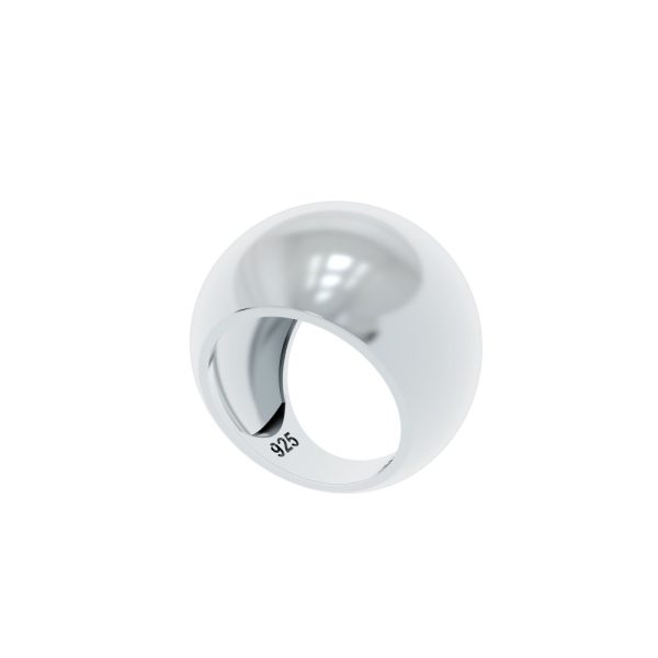 Product Image and Link for Modern Orb Sterling Silver Statement Ring