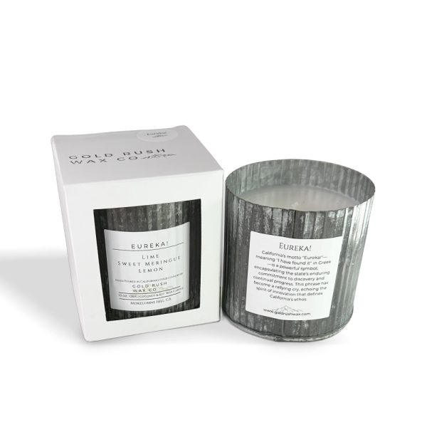 Product Image and Link for Eureka! Collection: Lime, Bubbly, Sweet Meringue – Coconut Soy Candle