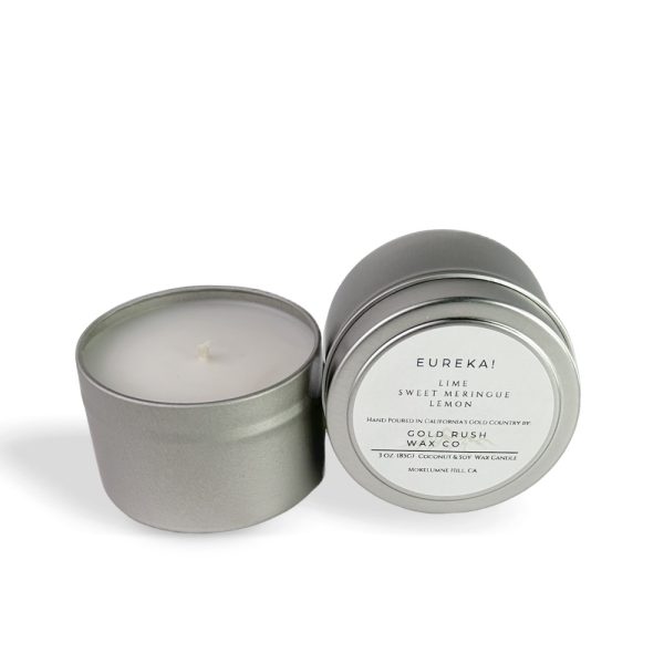 Product Image and Link for Eureka! Collection: Lime, Bubbly, Sweet Meringue – Coconut Soy Candle