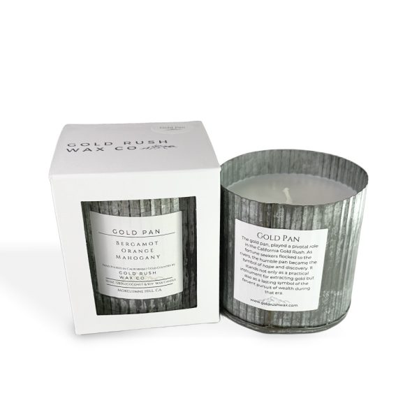 Product Image and Link for Gold Pan Collection: Bergamot, Orchid, Musk – Coconut Soy Candle