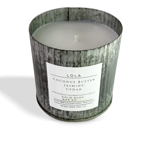 Product Image and Link for Lola Collection: Coconut, Jasmine, Cedarwood – Coconut Soy Candle