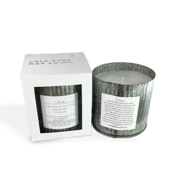 Product Image and Link for Lola Collection: Coconut, Jasmine, Cedarwood – Coconut Soy Candle