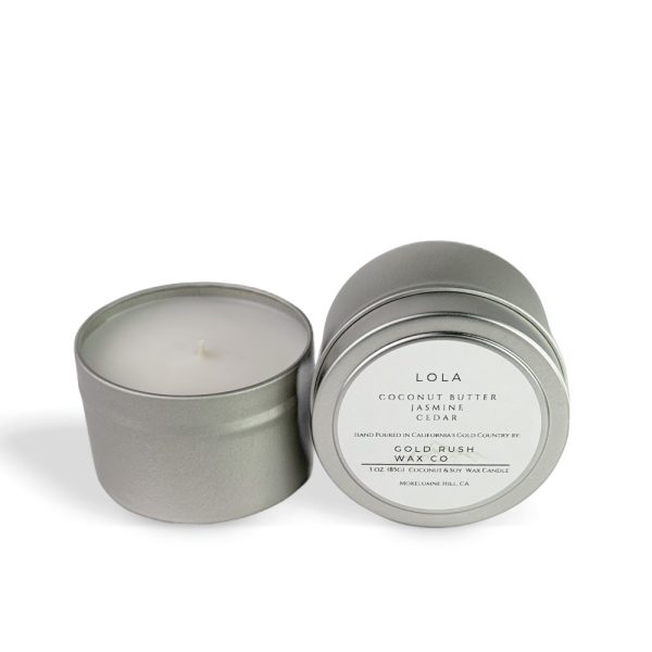 Product Image and Link for Lola Collection: Coconut, Jasmine, Cedarwood – Coconut Soy Candle
