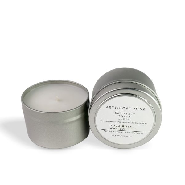 Product Image and Link for Petticoat Mine Collection: Raspberry, Freesia, Vanilla – Coconut Soy Candle