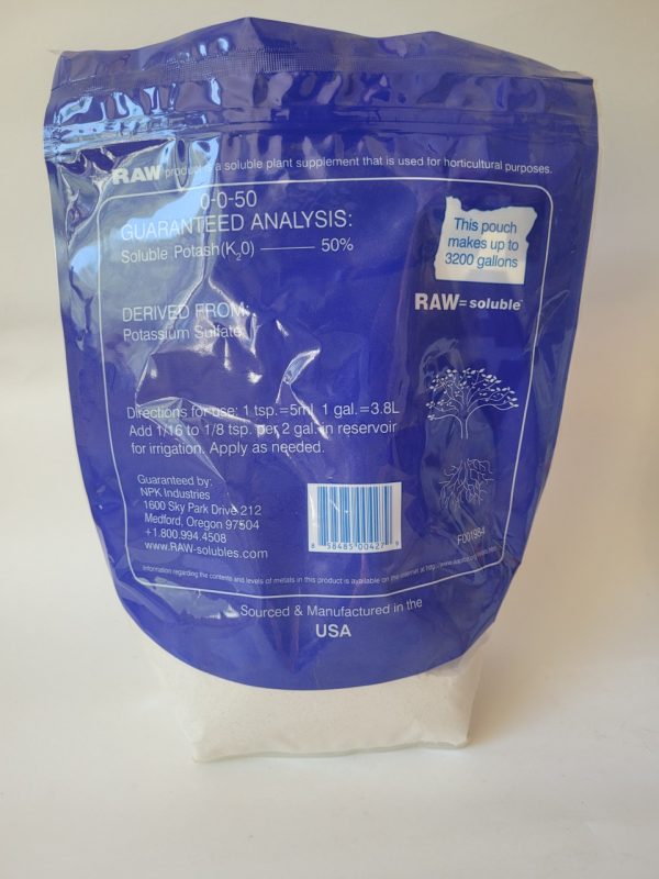 Product Image and Link for Raw Potassium Powder 2 lbs.