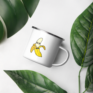 Product Image and Link for Banana Enamel Mug