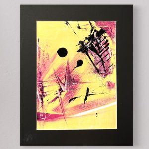 Product Image and Link for Abstracted Journey – Abstract Painting Matboard Print – Iznt it Art