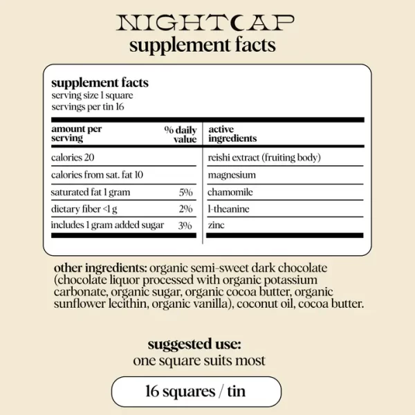 Product Image and Link for Alice Mushrooms – Mushroom Chocolate – Nightcap