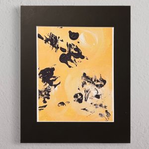 Product Image and Link for Be Unique – Abstract Painting Matboard Print – Iznt it Art