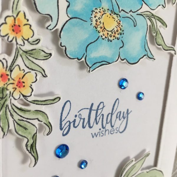 Product Image and Link for Birthday Wishes Watercolor Greeting Card