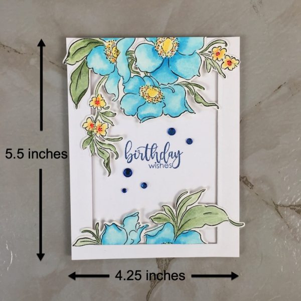 Product Image and Link for Birthday Wishes Watercolor Greeting Card
