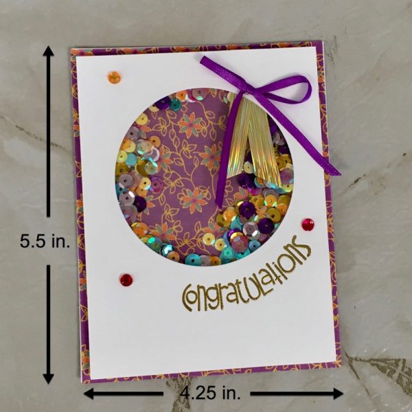Product Image and Link for Congratulations Shaker Card